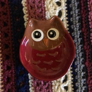 Small Owl Dish Spoon Rest